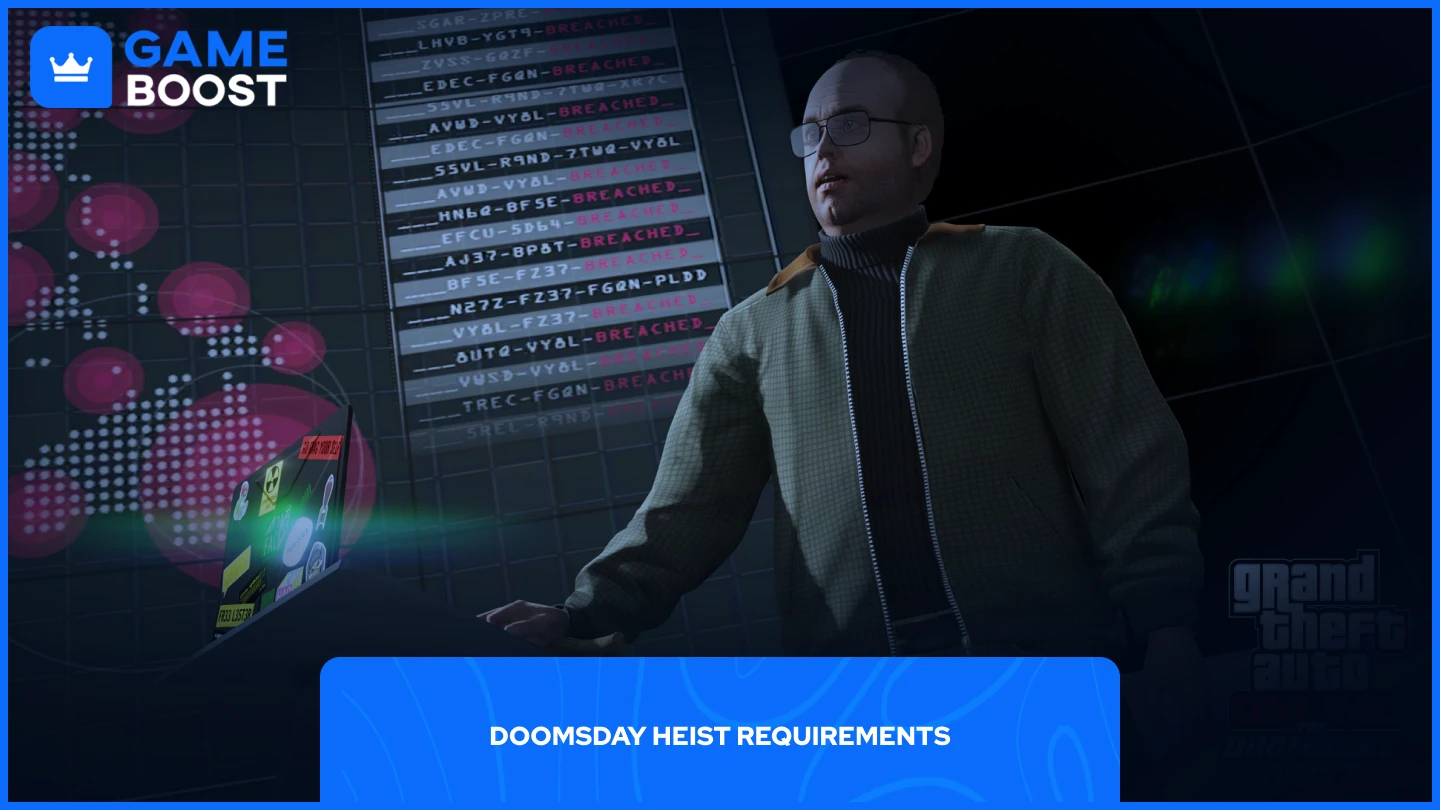 a picture of doomsday cinematic featuring Lester Crest