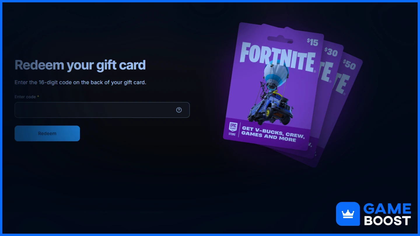 fortnite gift card