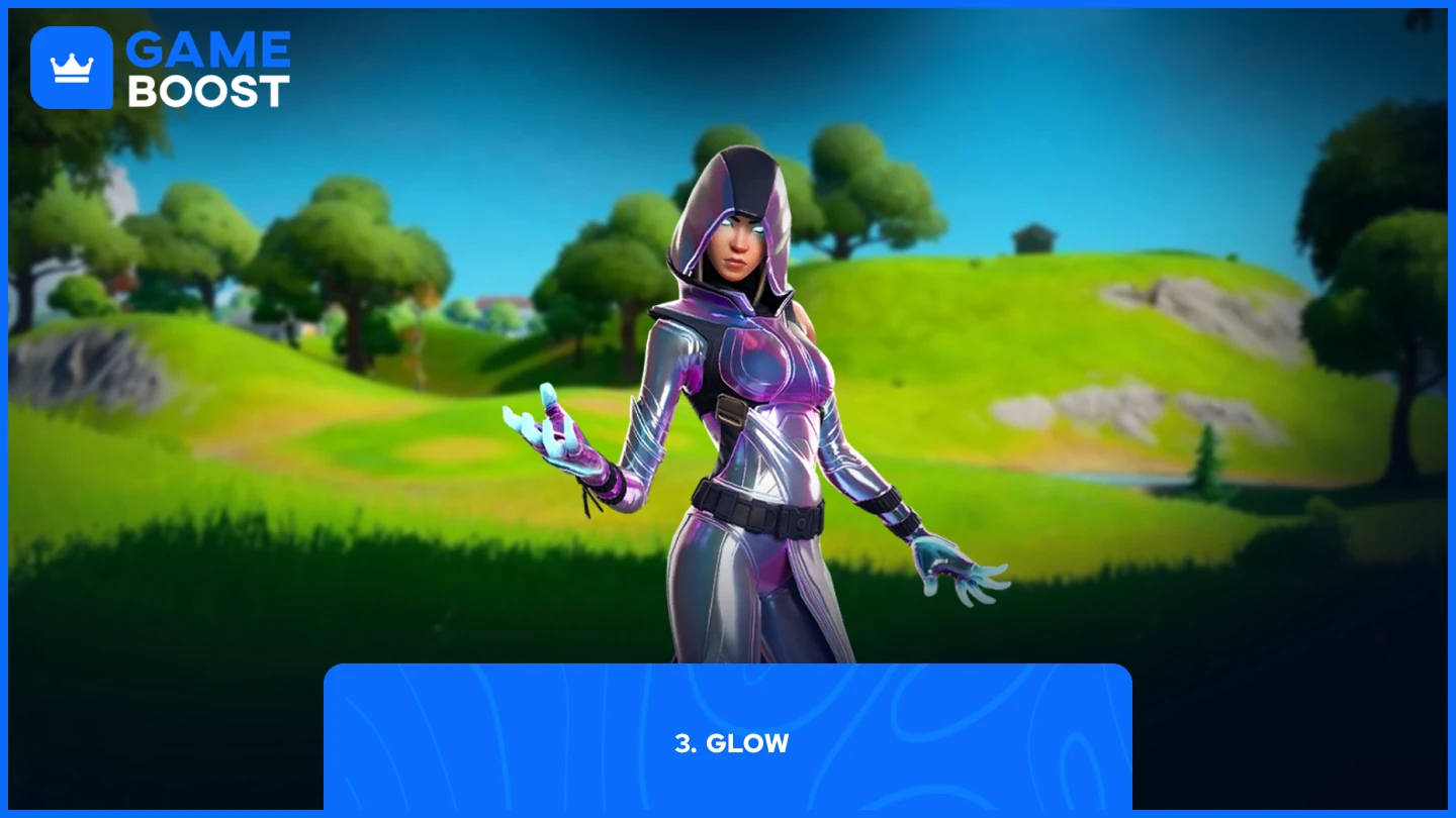 uma imagem do modelo do personagem Glow no jogo