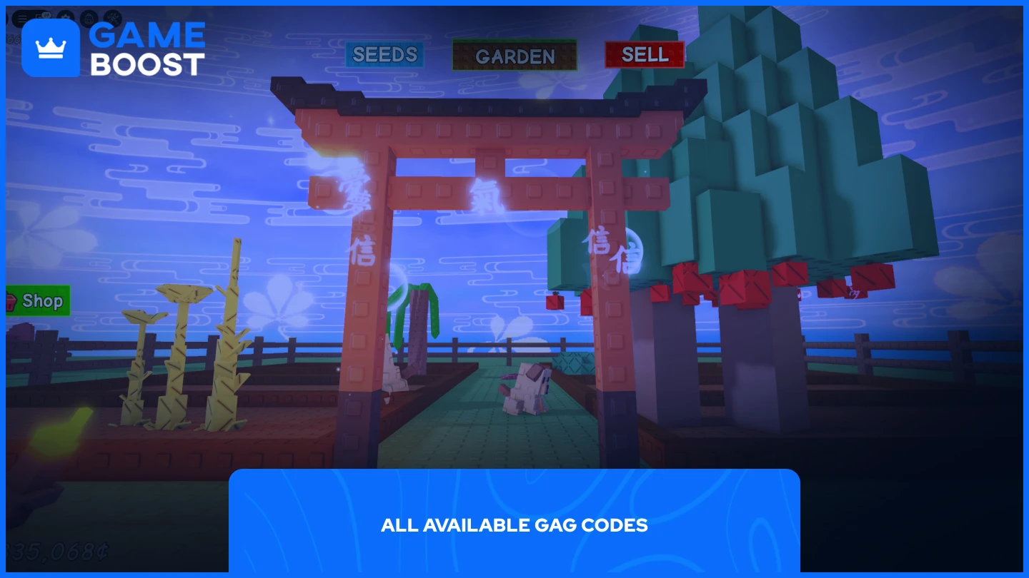 a picture of a player's garden in gag