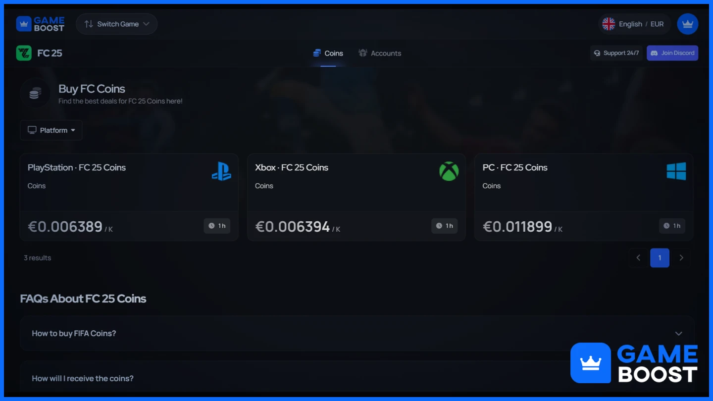 fc 25 coins