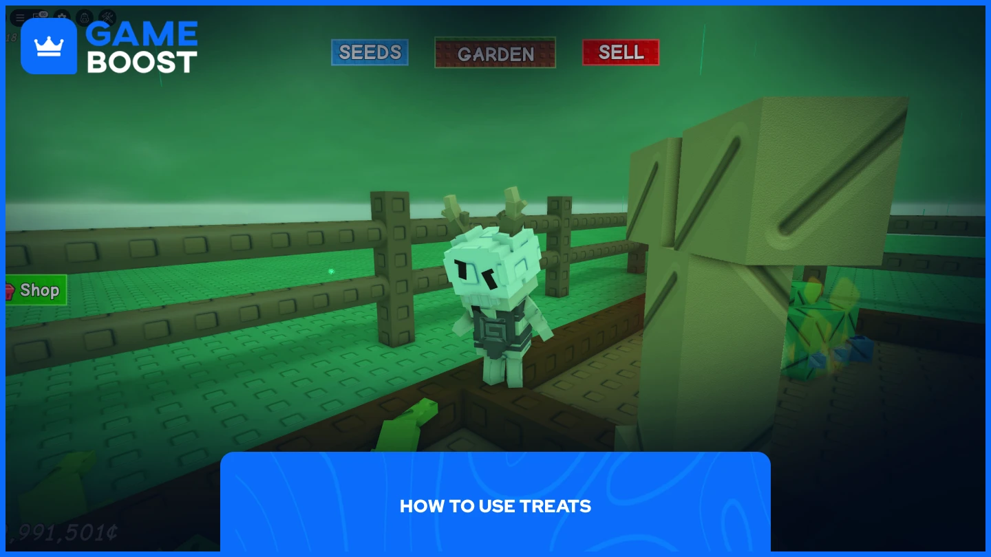 a picture of a player holding a medium treat in their hands