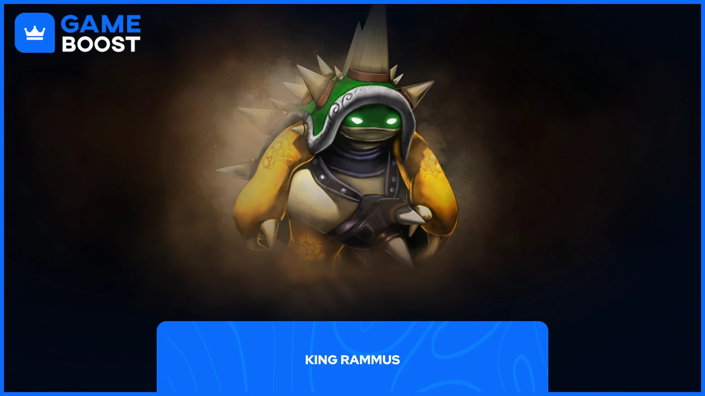 isang larawan ng king rammus splash art