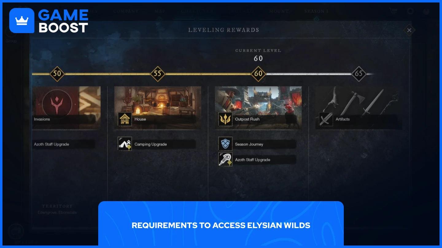 a picture of a level 60 character in new world