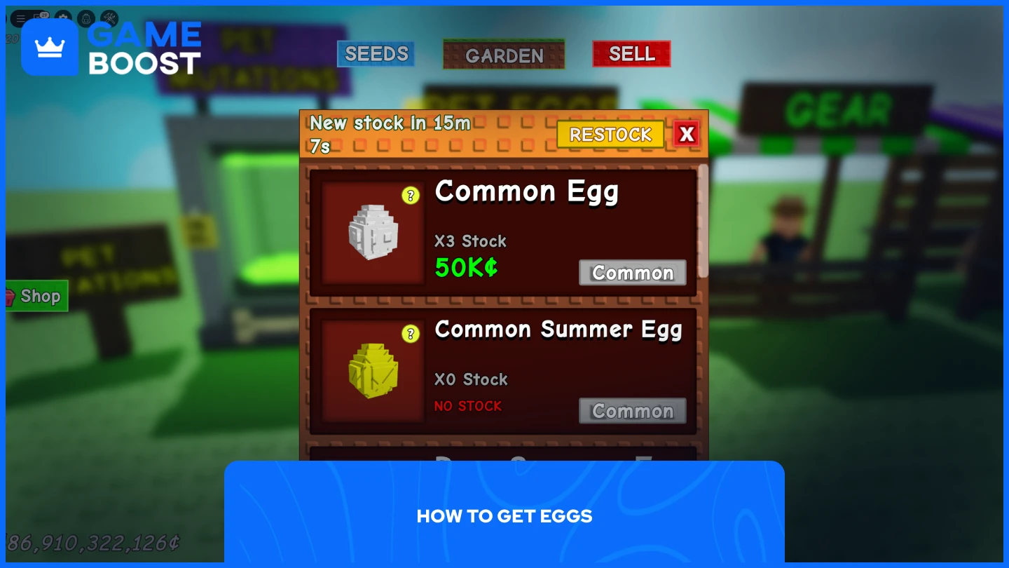 a picture of the egg shop