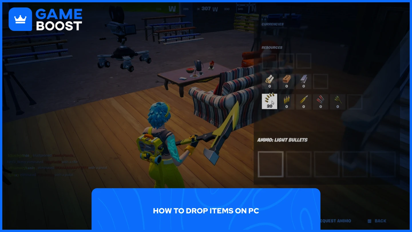 a picture of a player with their inventory opened