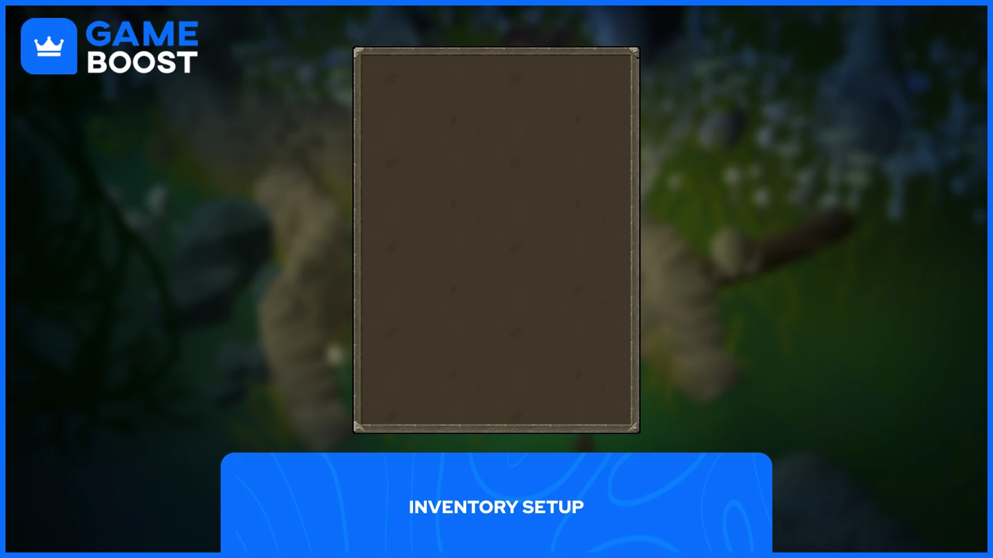 a picture of the inventory interface