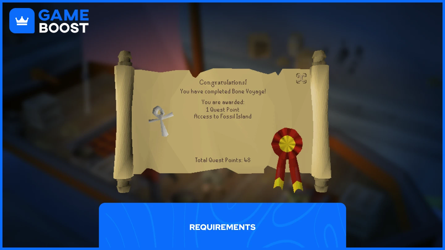 a picture of the Bone Voyage quest rewards
