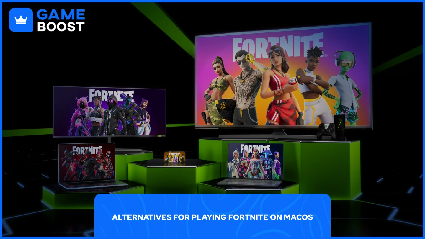 a picture of fortnite on multiple devices