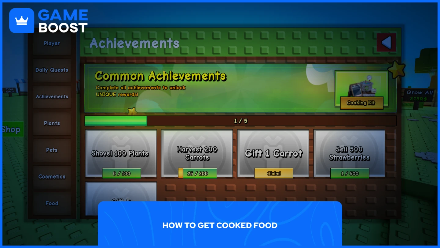 une image du menu des accomplissements du joueur
