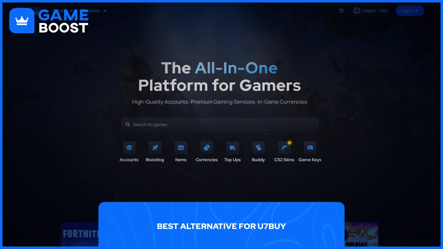 larawan ng homepage ng gameboost