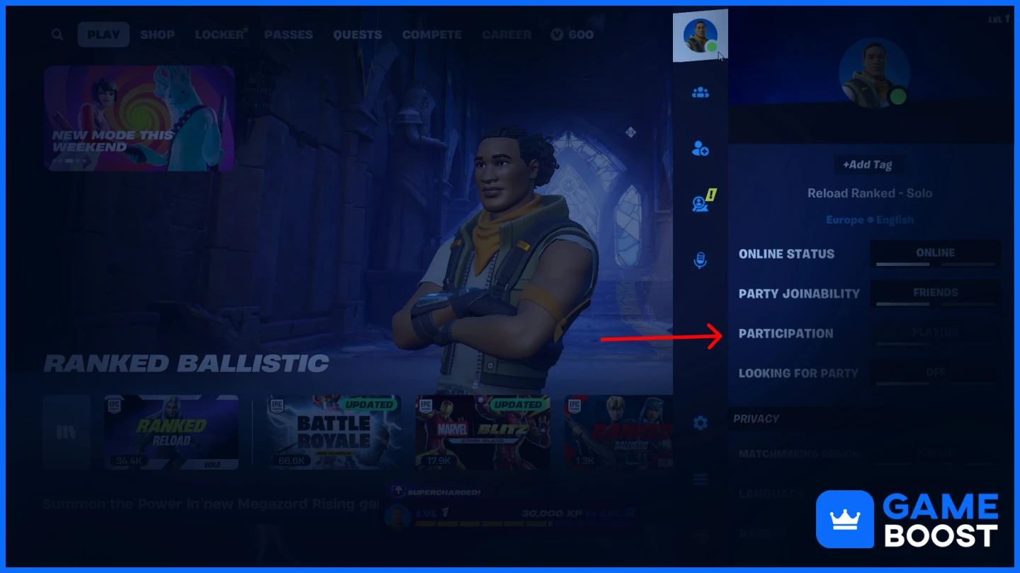 fortnite设置