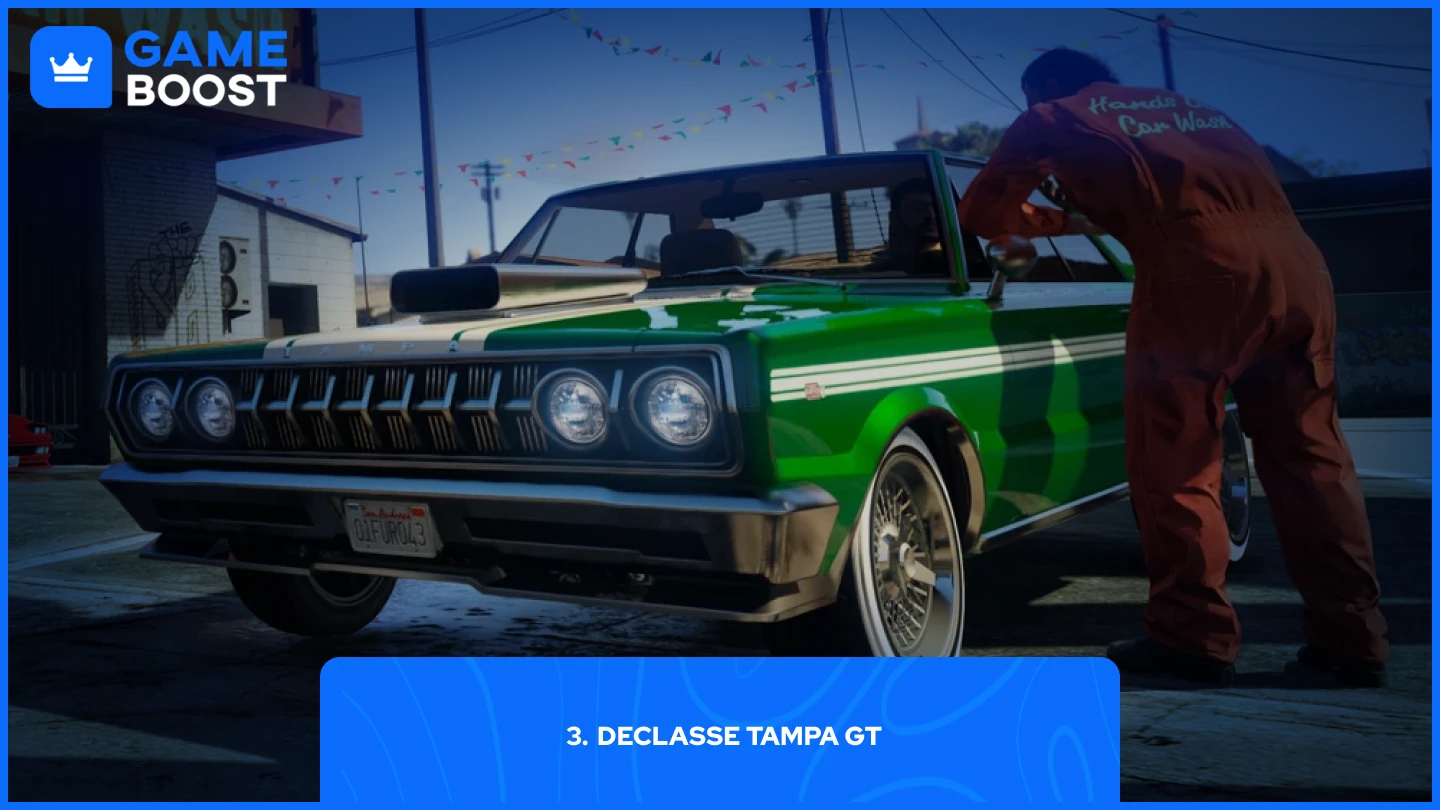 et billede af en mekaniker, der tilpasser Declasse Tampa GT