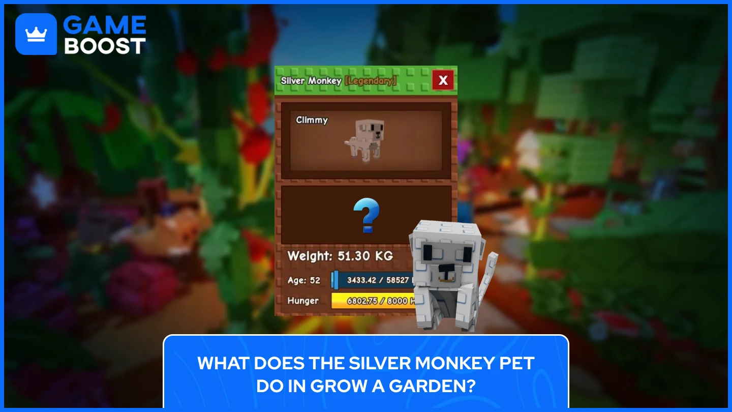 silver monkey grow a garden abilities 
