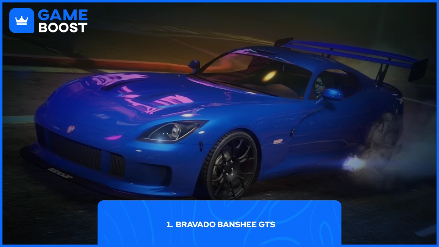 et billede af Bravado Banshee GTS i aktion