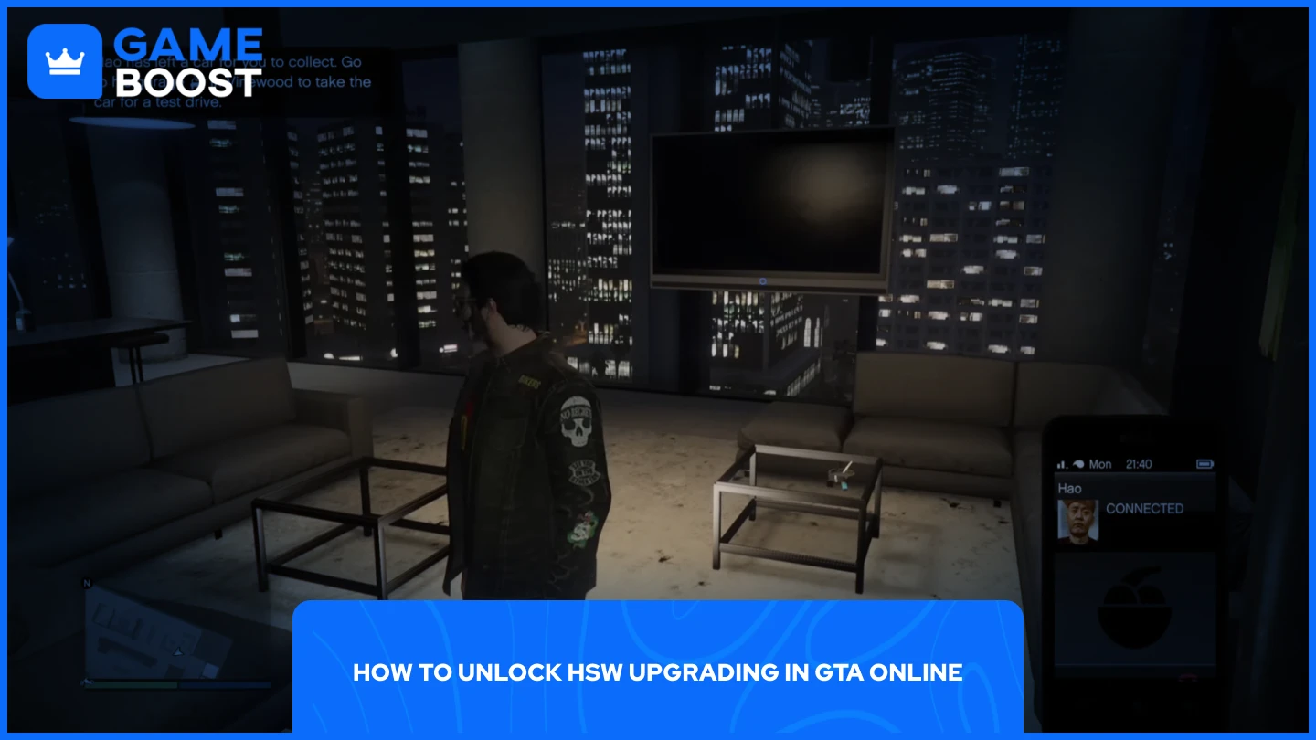 a picture of a player talking to hao on the phone