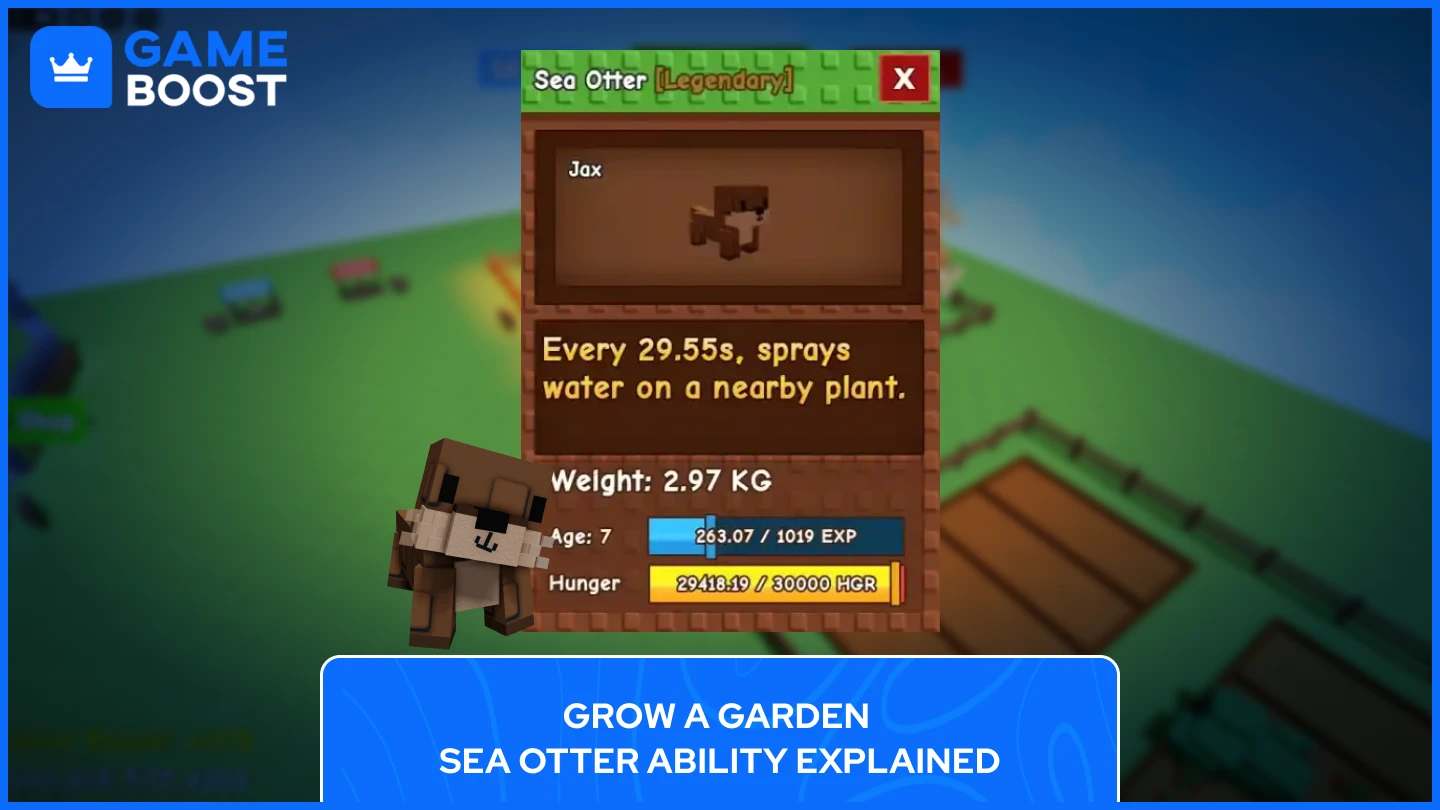 grow a garden sea otter ability