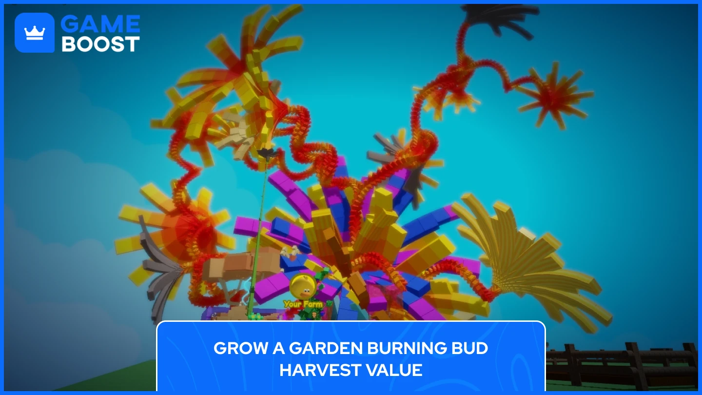 grow a garden burning bud value