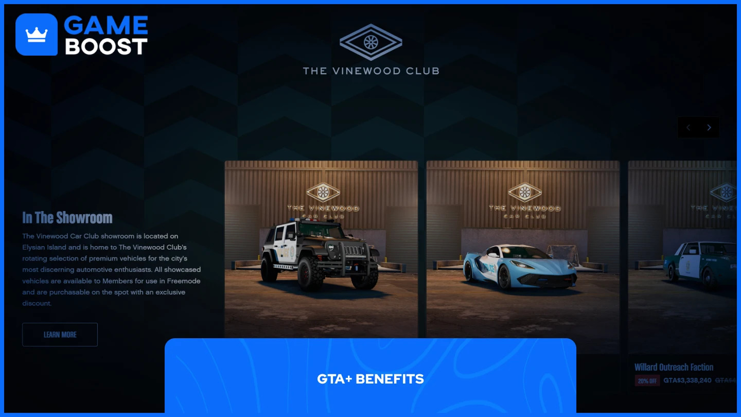 a picture of gta plus benefits