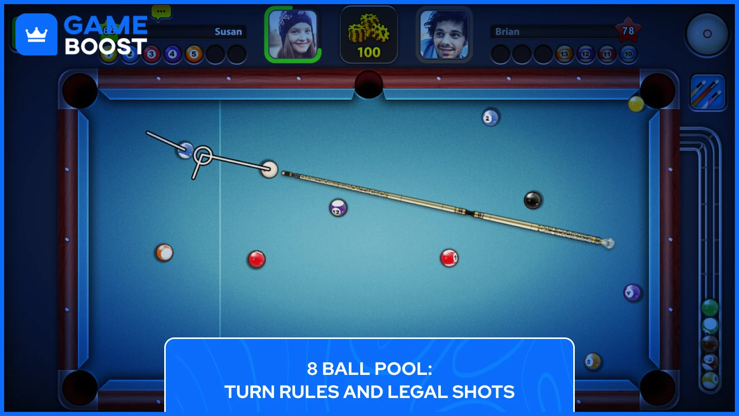 8 ball pool turn rules