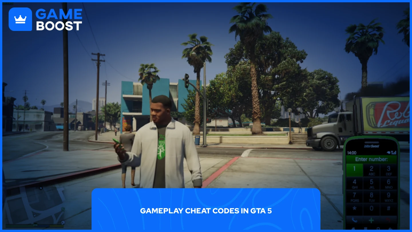 a picture of franklin using his phone in gta v