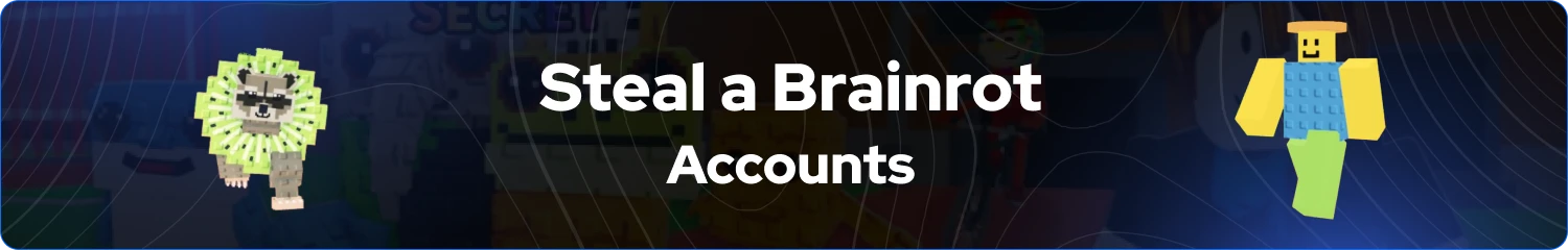 steal a brainrot accounts banner