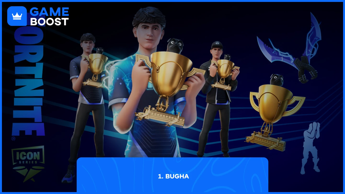 et billede af bugha skin i fortnite