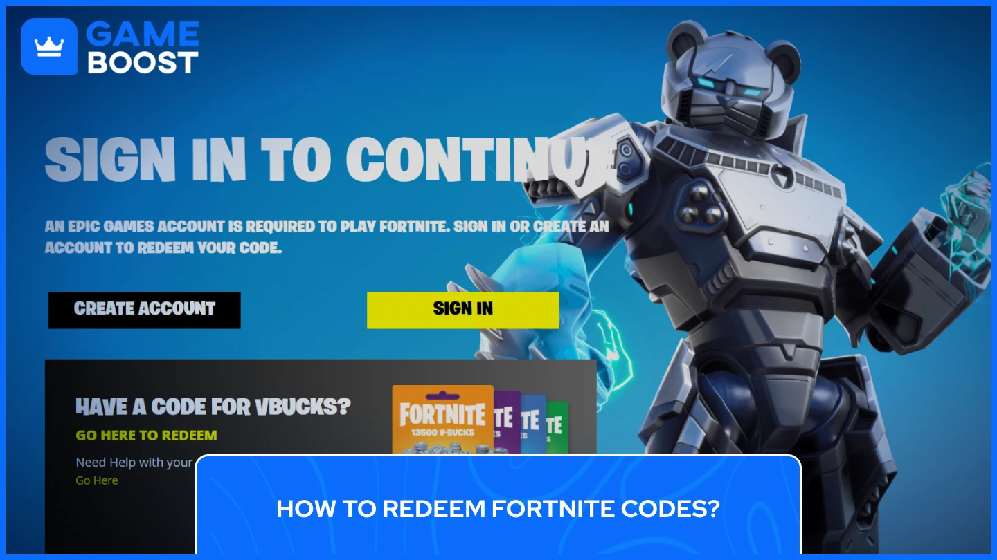 redeem fortnite codes