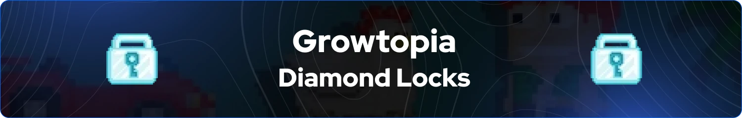 banner de diamantes Growtopia lock