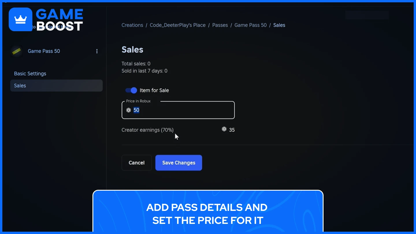 roblox gamepass price