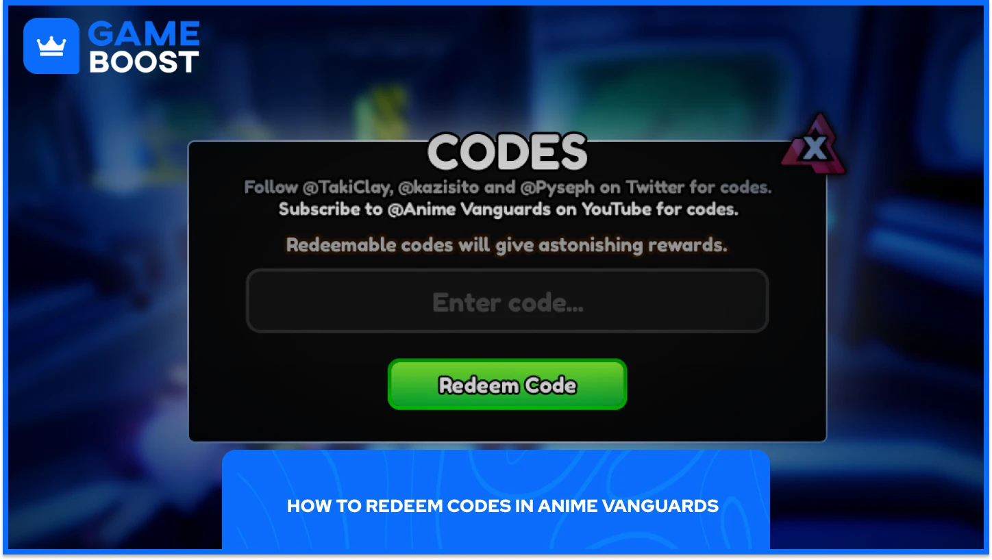 anime vanguards redeem codes
