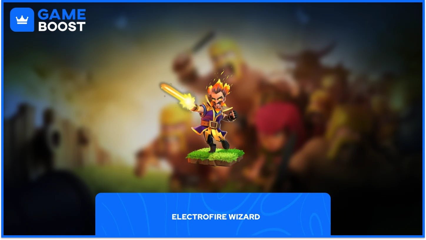 clash of clans electrofire wizard