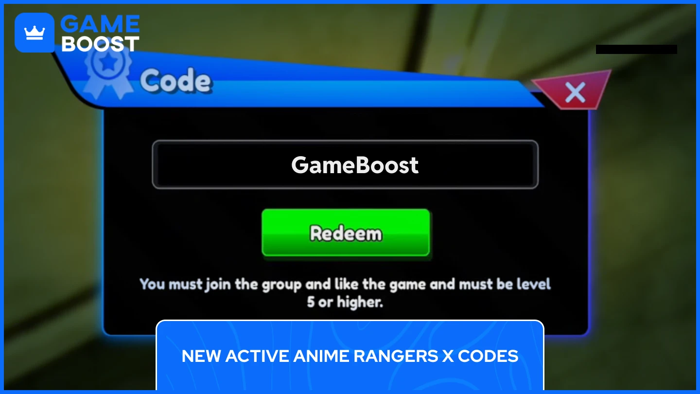 new anime Rangers X Codes