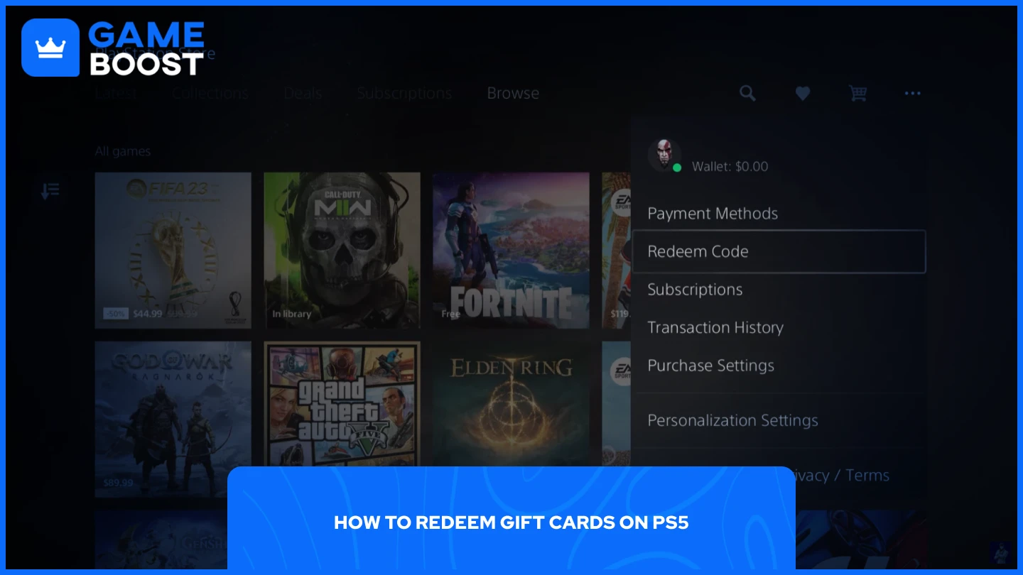 una imagen de la tienda de PlayStation en PS5