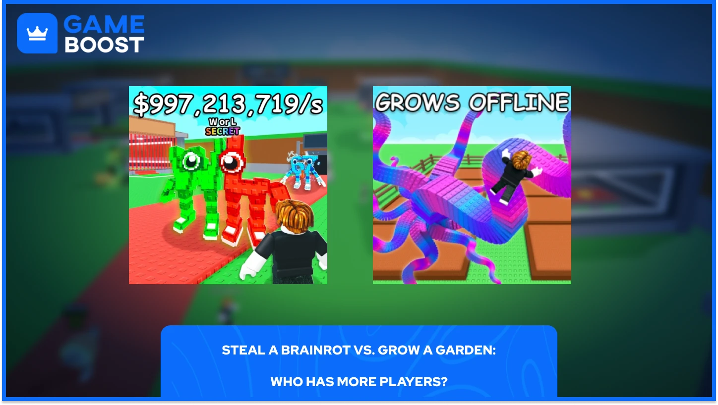 steal a brainrot and grow a garden