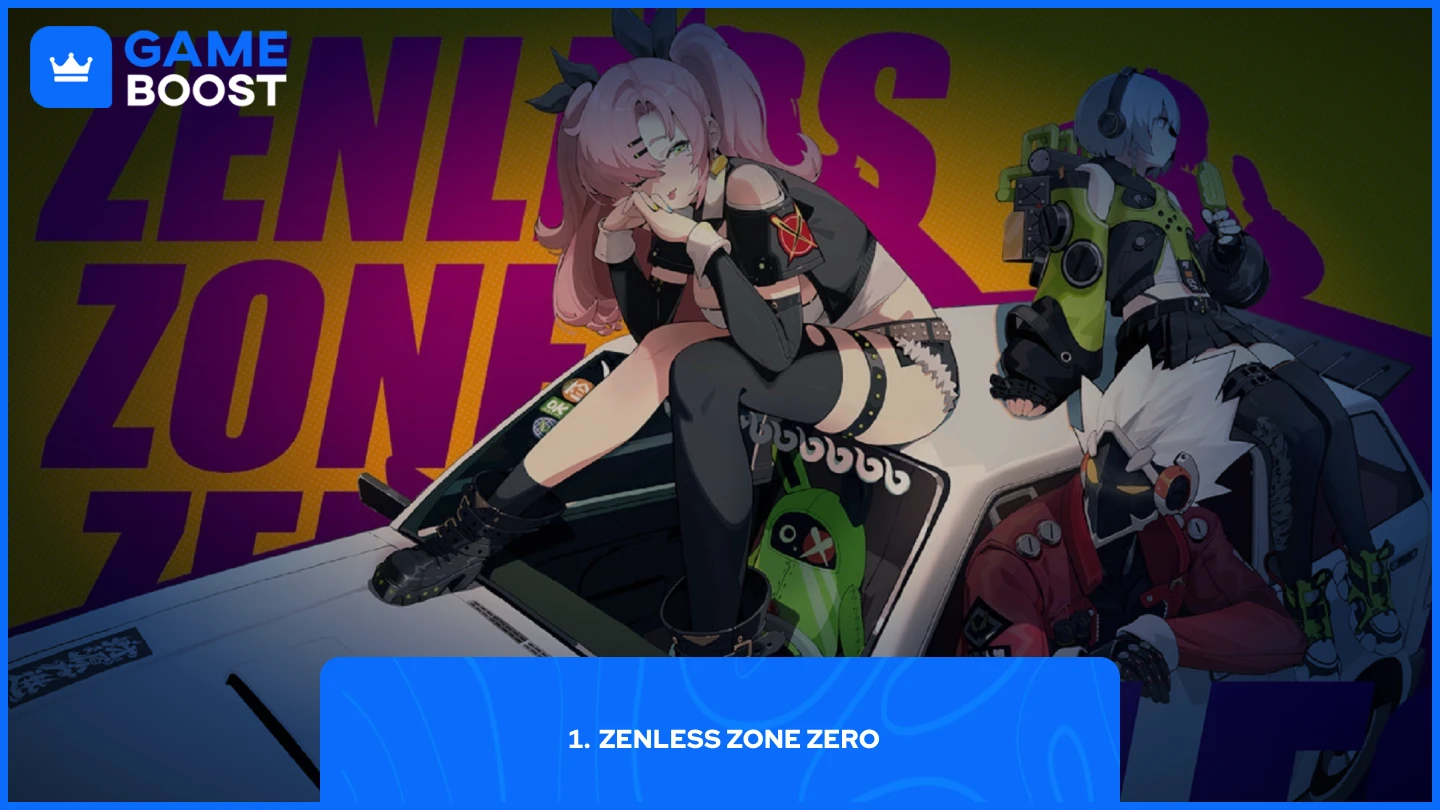 una imagen del arte splash de zenless zone zero