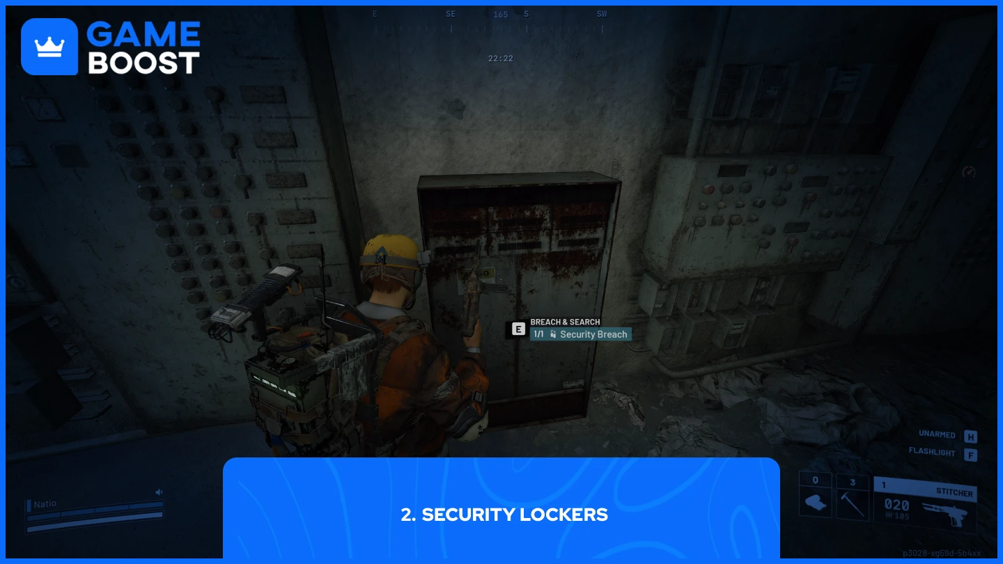 una immagine degli armadietti di sicurezza in arc raiders