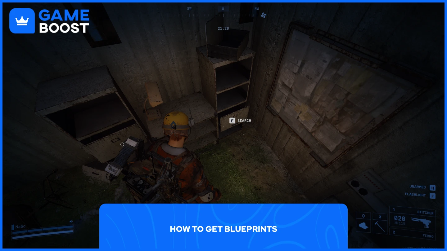 immagine di un giocatore che depreda un’area in ARC Raiders