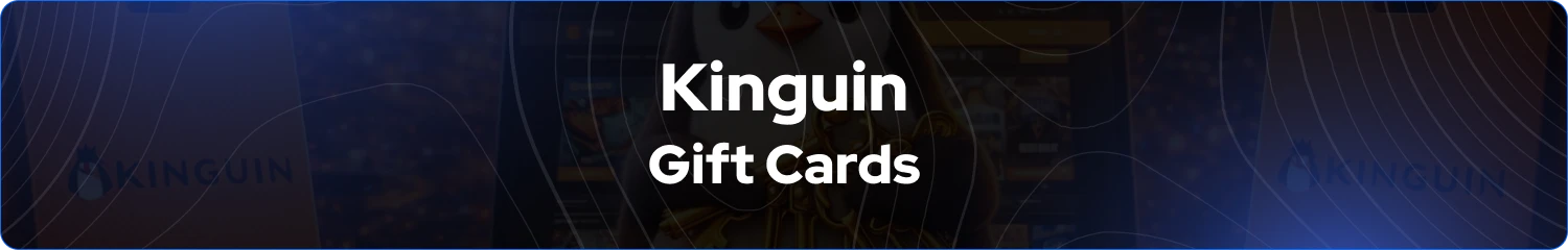 Banner de tarjetas regalo Kinguin
