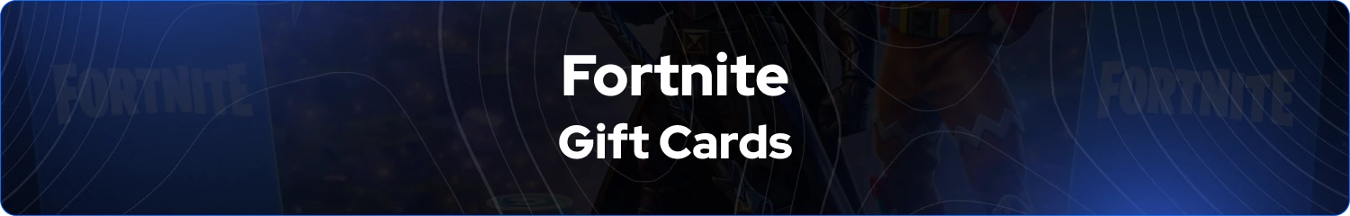 tarjetas de regalo de Fortnite