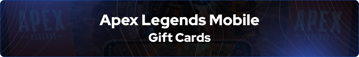 Banner de tarjetas de regalo de Apex Legends Mobile
