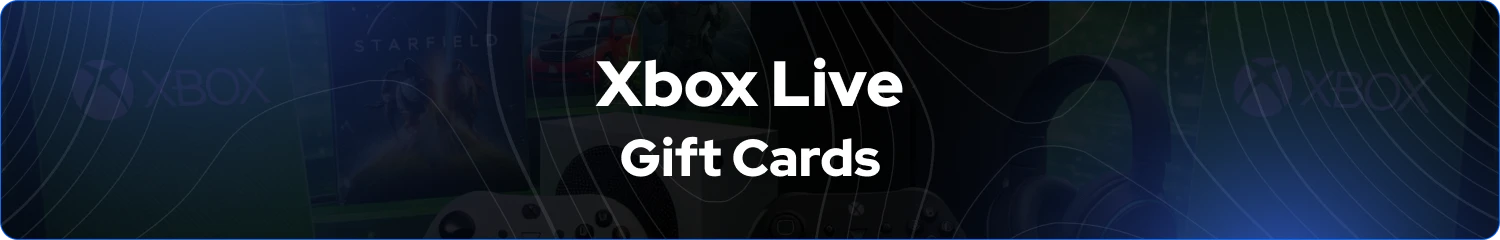 banner de tarjetas de regalo Xbox Live