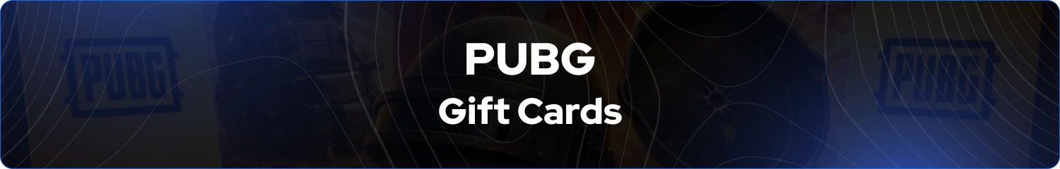banner de tarjetas de regalo de PUBG