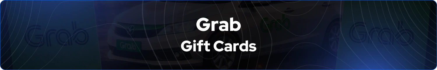 banner para comprar tarjetas de regalo Grab