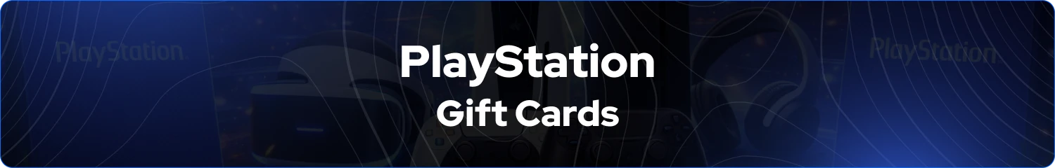 banner de tarjetas de regalo PlayStation