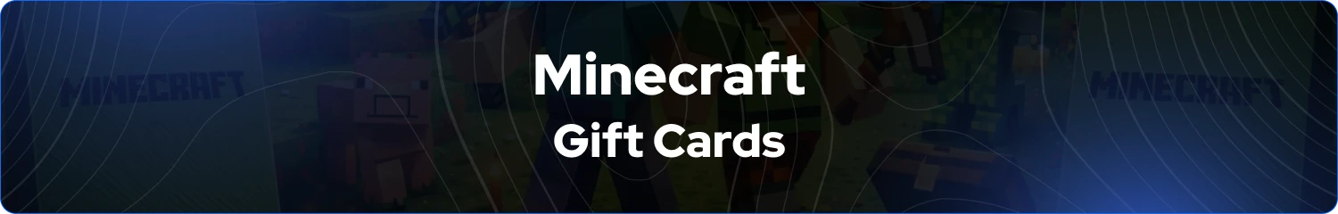 tarjetas de regalo de minecraft