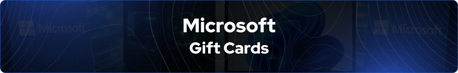 tarjetas de regalo de Microsoft