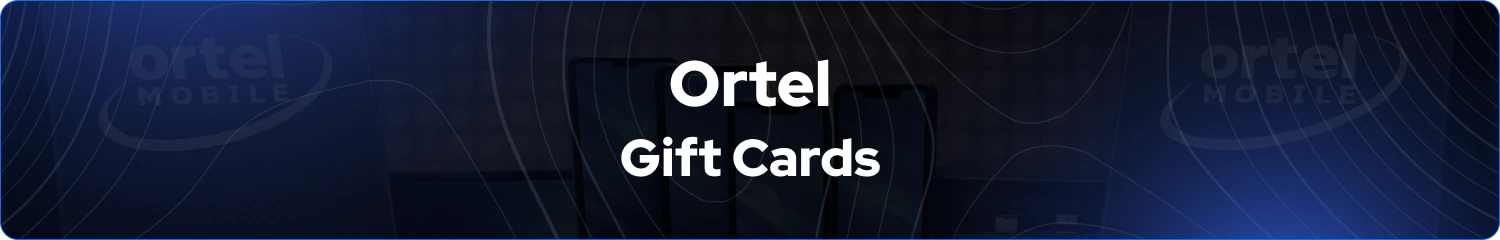 banner de tarjetas de regalo Ortel