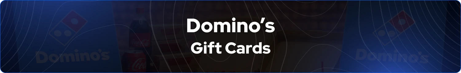 tarjetas regalo de domino's