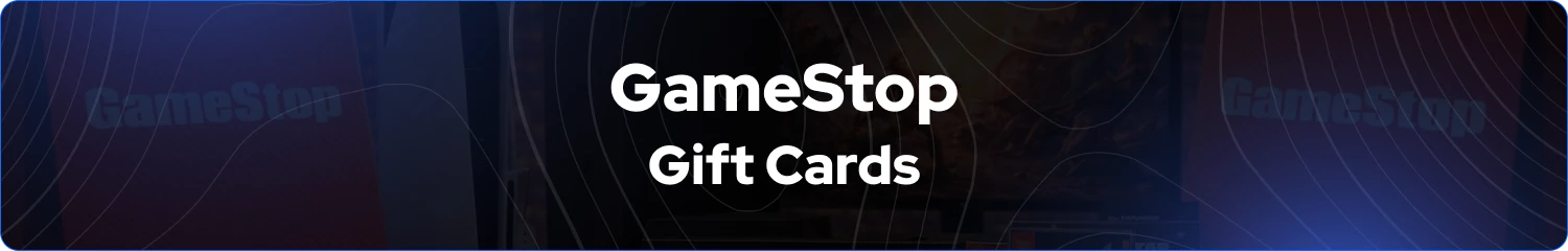 Banner de tarjetas regalo GameStop